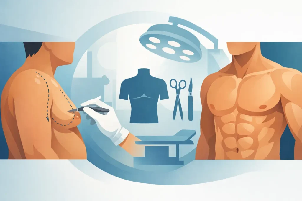 Male Gynecomastia Surgery for a Defined Chest