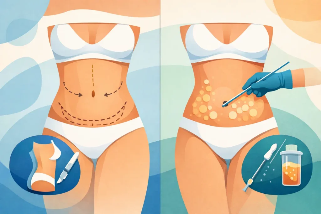 Tummy Tuck vs Liposuction: Which Fits You?