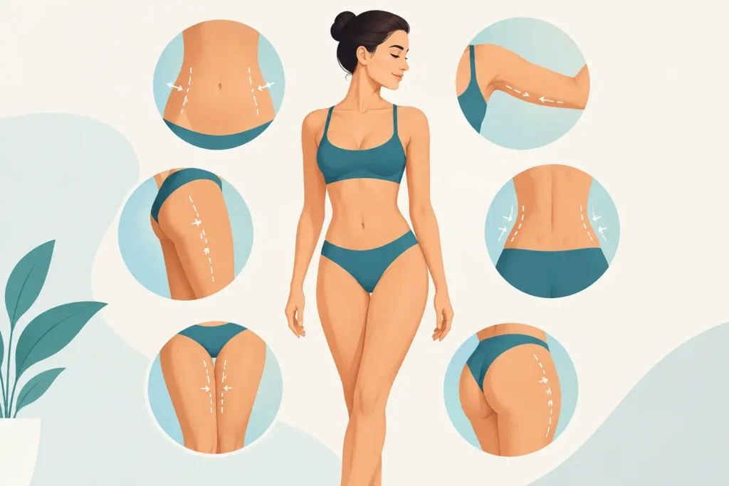 Liposuction Areas for Body Sculpting Explained