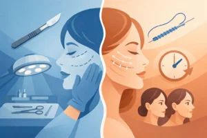 Surgical Facelift Versus Threads: Which Lasts?